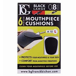A10L SAX Mouthpiece Cushions - Black Large 0.8mm (Pack of 6)