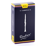 CR1035 Vandoren Traditional Bb Clarinet #3.5 Reeds (10)