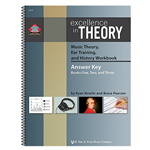 Excellence in Theory Books 1, 2, 3 Teacher Answer Key