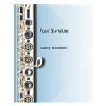 Four Sonatas - flute solo with piano accompaniment