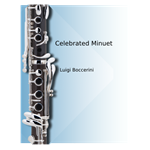 Celebrated Minuet - clarinet with piano accompaniment