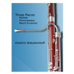 Three Pieces - bassoon with pano accompaniment