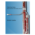 Dancing Song from 8 Russian Folksongs - bassoon  with piano accompaniment