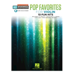 Pop Favorites - 10 Fun Hits for
Violin Easy Instrumental Play-Along with online audio access code