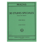 30 Etudes Speciales Op. 36 Book 1 for Viola
