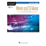 Movie and TV Music for Alto Saxophone with online audio access code