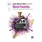 Solos, Duets & Trios for Winds: Movie Favorites for Alto and Baritone Saxophones with online audo access code