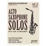 Rubank Book of Alto Saxophone Solos, Intermediate level with online audio access and printable piano accompaniment