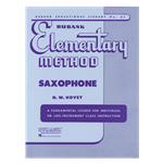 Rubank Elementary Method for Saxophone