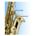 Air for Alto - alto saxophone with piano accompaniment