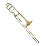 42BOF Pro Trombone, "Strad", F Attachment, Lacquer, .547" Bore, 8-1/2" One-Piece Hand Hammered Yellow Brass Bell, Open Flow Valve, Open Wrap, Bell Free Bracing, Yellow Brass Outer Slide, Chrome Plated Inner Slide, 6.5AL Large Shank Mouthpiece, Case