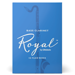 REB1025 Rico Royal Bass Clarinet #2.5 Reeds (10)