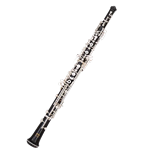 FOX335 Oboe, Renard Artist, Grenadilla Wood, Modified Conservatory System, Silver Plated Keys, Third Octave Key, Left Hand F, Low Bb Vent,  Low C-C# Trill, Case