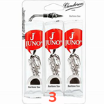 JSR813/3 Juno Bari Sax #3 Reeds (3 Card)