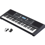 PSRE373AD 61 Note Portable Keyboard, Touch Sensitive, USB & MIDI, Backlit LCD, 62 Voices, 205 Styles, Record Function, Includes PA130 Power Adapter