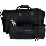 C248 Triple Trumpet Bag w/Removable Mute Bag - Black