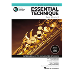 Essential Technique for Band – Alto Saxophone Book 3 with Online Resources