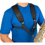 Sax Harness - Deluxe Padded with metal clip Large - Blacl Pro-Tec A306M