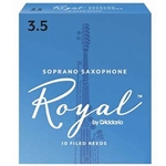 RIB1035 Rico Royal Soprano Sax #3.5 Reeds (10)