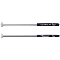 MT1AS Marching Tenor Mallets - Aluminum - Extra Hard/Heavy Silver