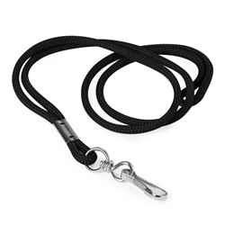 671 Whistle Lanyard  Black