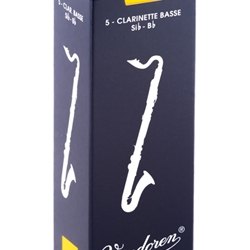 CR1225 Vandoren Traditional Bass Clarinet #2.5 Reeds (5)