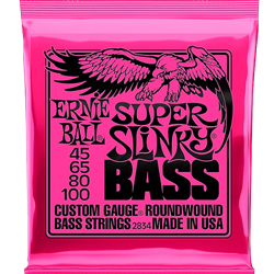 2834 Super Slinky Nickel Wound Electric Bass 4 Strings (45-100 Gauge)