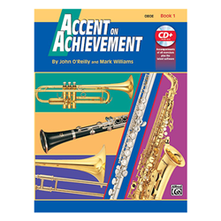 Accent on Achievement Book 1 Oboe with online access or enhanced CD