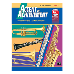 Accent on Achievement Book 1 Eb Alto Saxophone with online audio