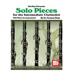 Solo Pieces for the Intermediate Clarinetist with piano accompaniment