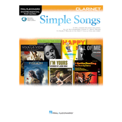 Simple Songs - clarinet with online audio access