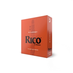 RCA1025 Rico Bb Clarinet #2.5 Reeds (10)