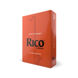 REA1020 Rico Bass Clarinet #2 Reeds (10)