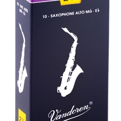 SR2125 Vandoren Traditional Alto Sax #2.5 Reeds (10)