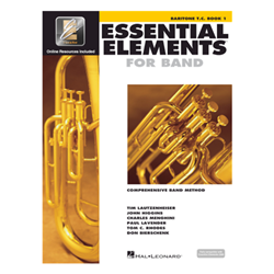 Essential Elements for Band Book 1  with EEi access - Baritone Treble Clef