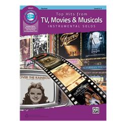 Top Hits from TV, Movies, & Musicals with Play- Along CD - clarinet