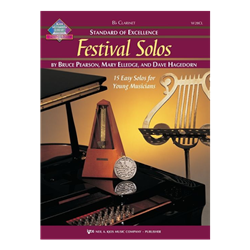 Standard of Excellence: Festival Solos Book 1 - clarinet part book with  online access