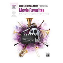 Movie Favorites -  Solos, Duets & Trios for Winds with online audio access