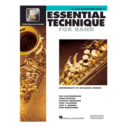 Essential Technique for Band with EEi- Intermediate to Advanced Studies - Eb Alto Saxophone