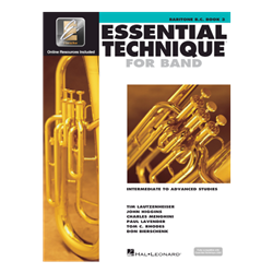 Essential Technique for Band with EEi- Intermediate to Advanced Studies - Baritone Bass Clef