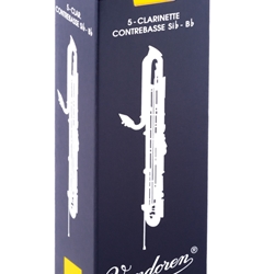 CR152 Vandoren Traditional Contrabass Clarinet #2 Reeds (5)