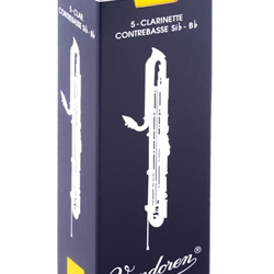 CR153 Vandoren Traditional Contrabass Clarinet #3 Reeds (5)