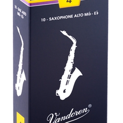 SR214 Vandoren Traditional Alto Sax #4 Reeds (10)