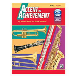 Accent on Achievement Book 2 Flute with online access or enhanced CD