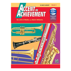 Accent on Achievement Book 2 Bb Bass Clarinet with online access or enhanced CD