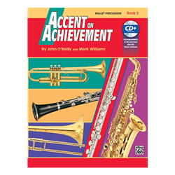 Accent on Achievement Book 2 Mallet Percussion & Timpani with online access or enhanced CD