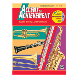 Accent on Achievement Book 2 Piano Accompaniment with online access or enhanced CD