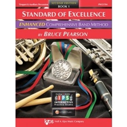 Standard Of Excellence Book 1 Enhanced Timpani & Auxiliary Percussion with IPS access code
