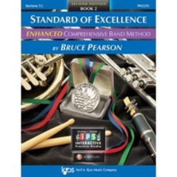 Standard Of Excellence book 2 Enhanced Baritone Treble Clef with IPS access or CD