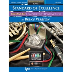 Standard Of Excellence Book 2 Enhanced Timpani & Auxiliary Percussion with IPS access